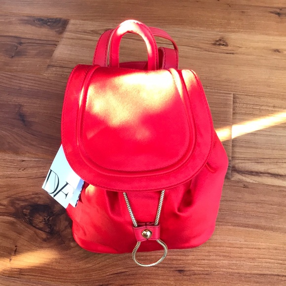 NWT DVF Satin Backpack H2390104N16 main image 7
